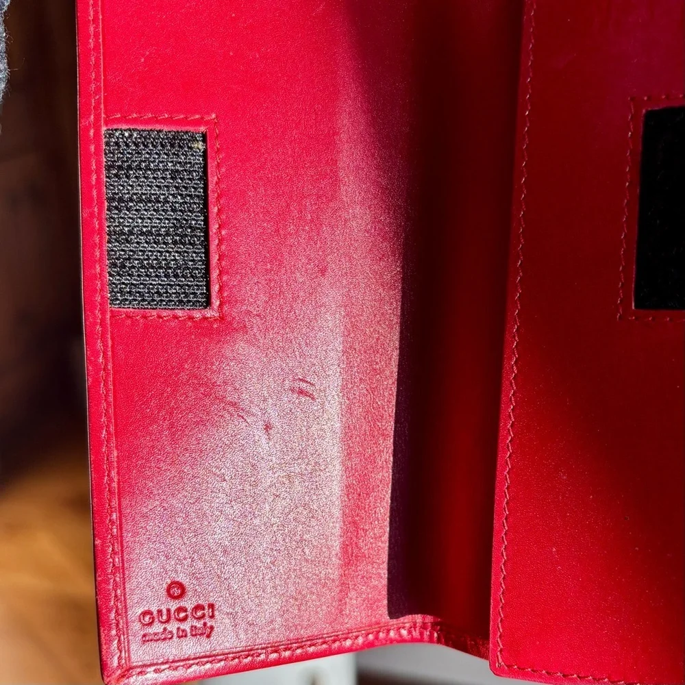 GUCCI Red GG Monogram Canvas Pen/Pencil Case Luxury Desk Accessory
Made in Italy - Picture 13 of 16